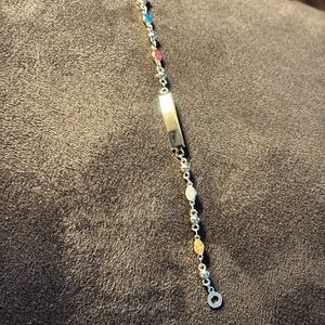 Pretty Bird Gold and Multicolor Bracelet